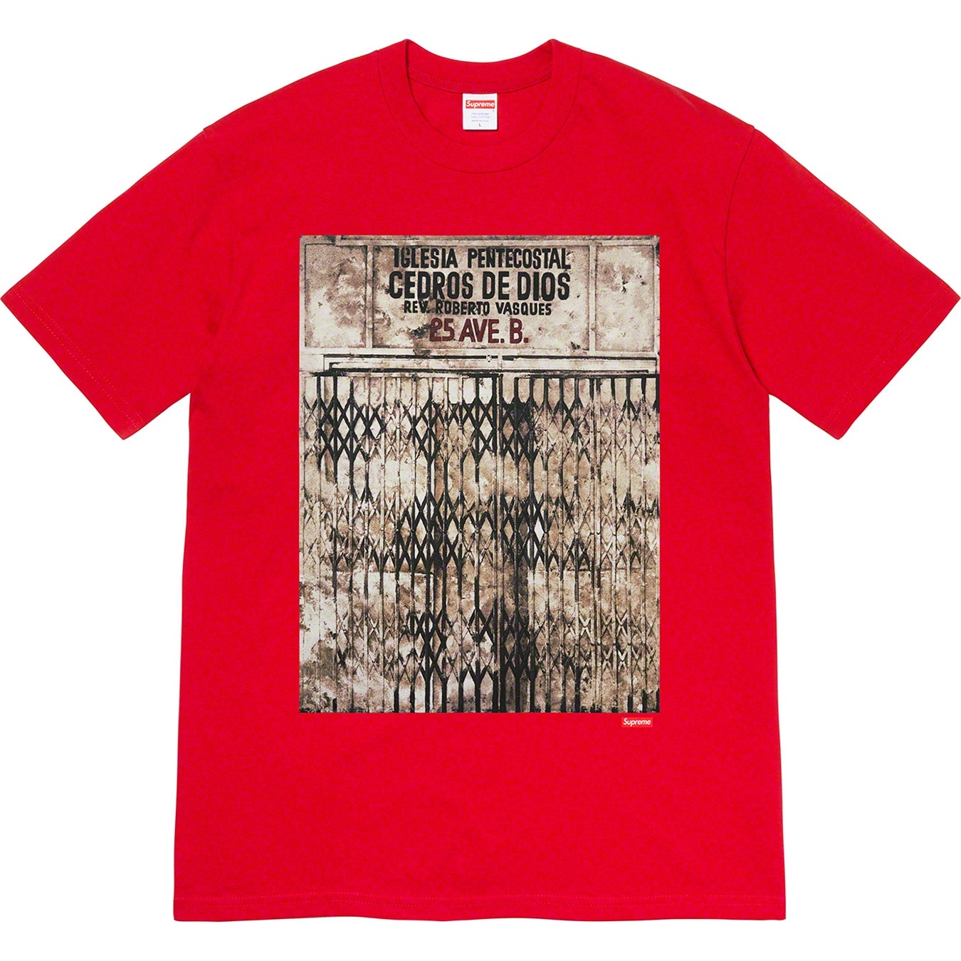 Martin Wong/Supreme Iglesia Pentecostal Tee view 3